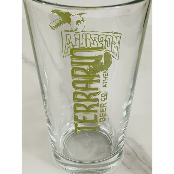 Terrapin Hopzilla Ale Pint Beer Clear Glass Tumbler 16oz Brewery 5 3/4" x2 - Picture 5 of 15